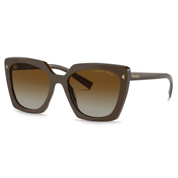 PRADA Accessories - NEW Prada PR 23ZS Loden‎ Brown Gradient Polarized Sunglasses Luxe Glam Luxury